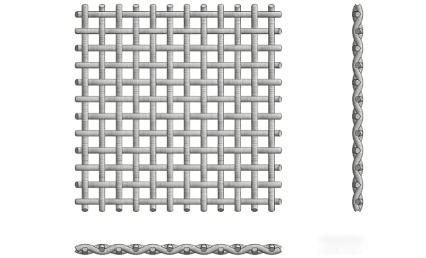 Простое переплетение нитей